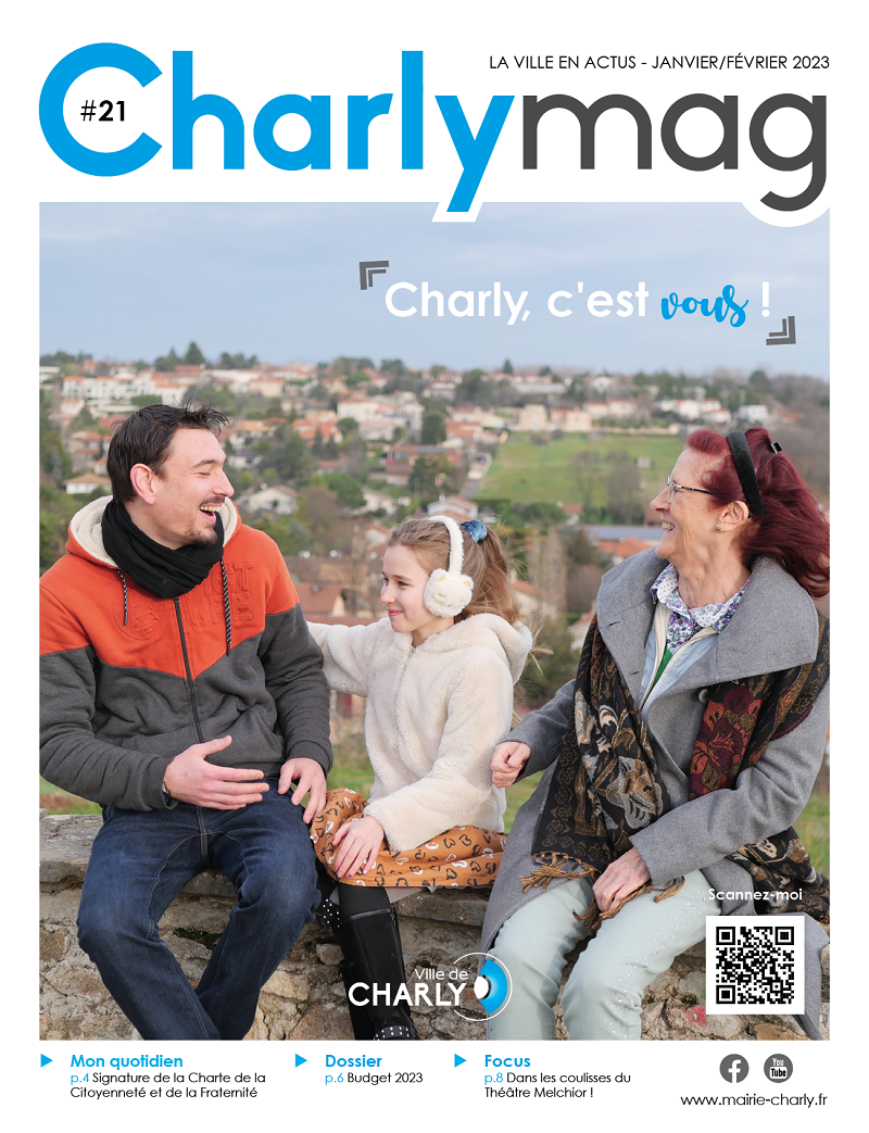 page de couverture charly mag janvier février 2023