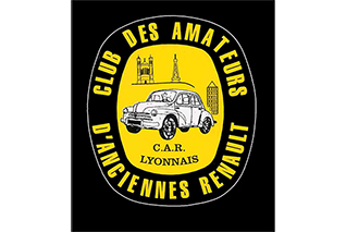 Logo du club des amateurs de voitures Renault anciennes lyonnais