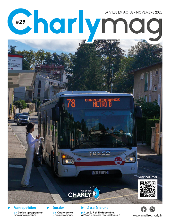 Page de couverture Charly mag novembre 2023